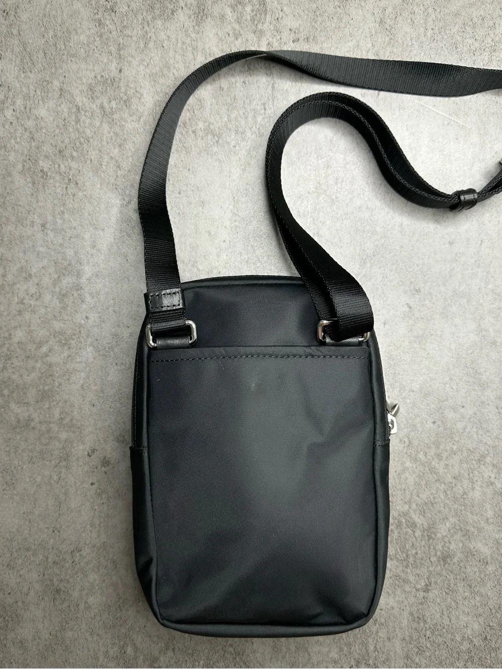 TUMI Black Nylon Crossbody Organizer Travel Bag Shoulder Bag